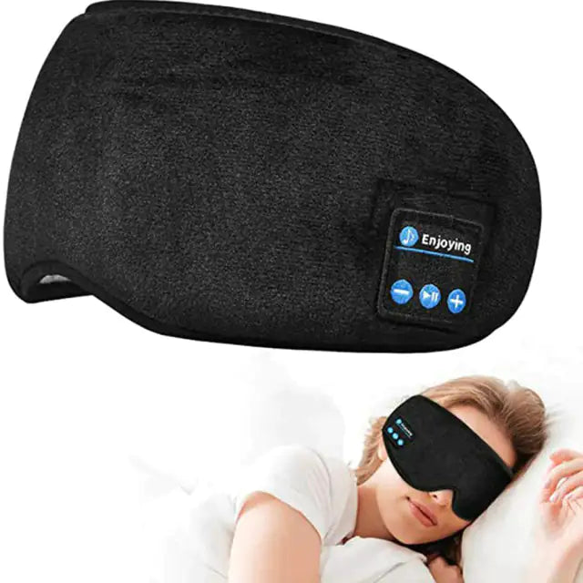 Masque pour les yeux avec écouteurs Bluetooth pour dormir