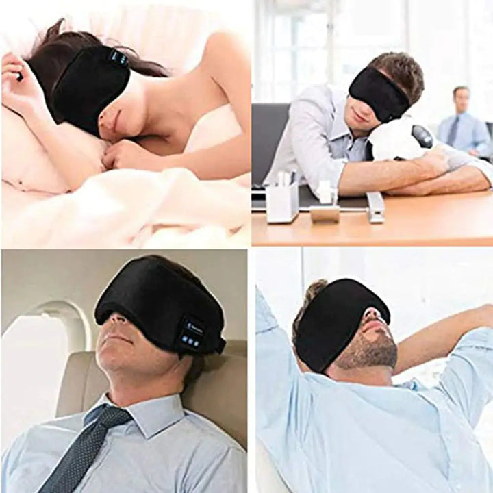 Masque pour les yeux avec écouteurs Bluetooth pour dormir