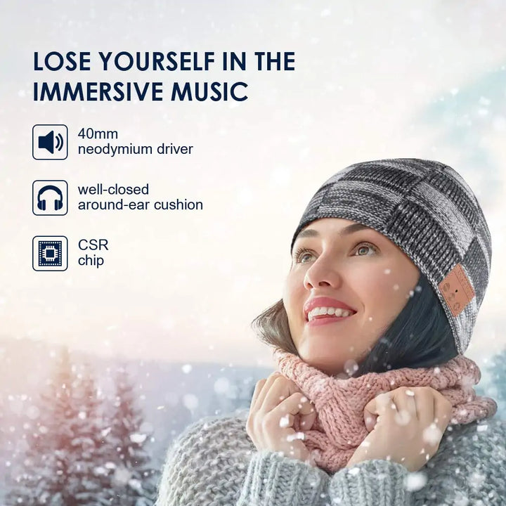 Bonnet Casque intégré Bluetooth