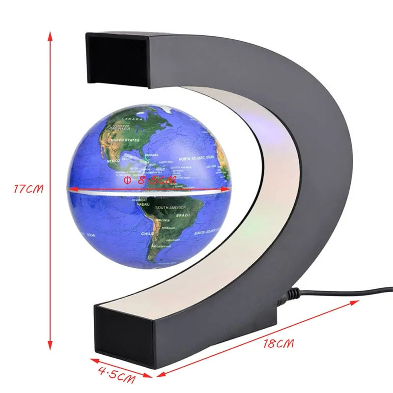 Globe Terrestre lumineux flottant